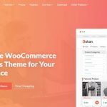 Theme wordpress đẹp: Dokan eCommerce Theme