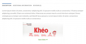 Hướng dẫn thu gọn nội dung chi tiết sản phẩm cho Flatsome