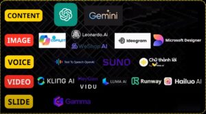 Khám phá các công cụ AI hàng đầu: Đổi mới sáng tạo trong nội dung, hình ảnh, giọng nói và video.